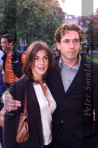 Utrecht 28 september2001
Uitreiking gouden Kalveren tijdens filmdagen.
Kim v Kooten met haar nieuwe vriend
