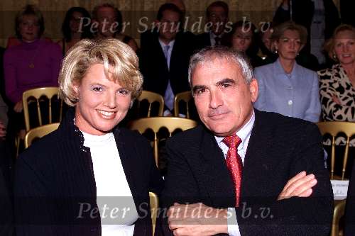 Amsterdam 10 september 2001
Modeshow van Frans Molenaar in het Amstel Hotel.
Rik Felderhof met vriendin