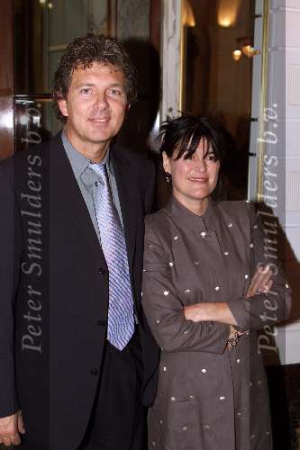 Amsterdam 10 september 2001
Modeshow van Frans Molenaar in het Amstel Hotel.
Robert ten Brink met vrouw