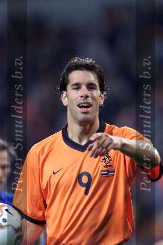 Eindhoven 5 september 2001
Nederland - Estland 5-0
Ruud v Nistelrooy