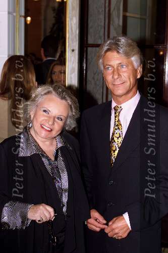 Amsterdam 10 september 2001
Modeshow van Frans Molenaar in het Amstel Hotel.
Sylvia de Leur met vriend