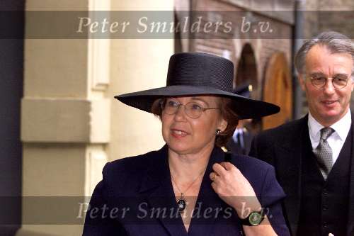 Den Haag 18 september 2001
Prinsjesdag 2001
Jozias v aartsen zijn vrouw