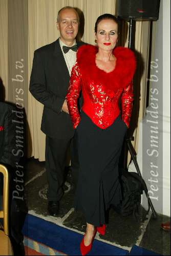 Amsterdam 23 september 2002
Modeshow Sheila de Vries 
Ans Marcus met man