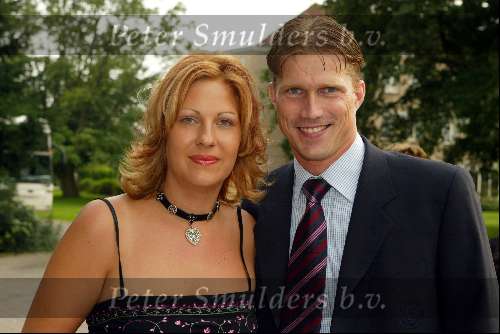 Veldhoven 4 september 2002
VVCS Voetbalgala in Koningshof
Edwin Zoetebier met vrouw