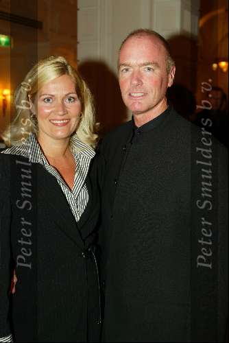 Amsterdam 9 september 2002
Modewshow Frans Molenaar in het Amstel Hotel
Ferdi Bolland met vrouw