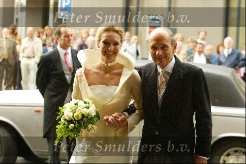 Den Bosch21 september 2002
Frank Houben  trouwen dochter Emily