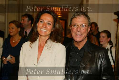 Amsterdam 9 september 2002
Modewshow Frans Molenaar in het Amstel Hotel
Frans Molenaar en Rosalie Delon
