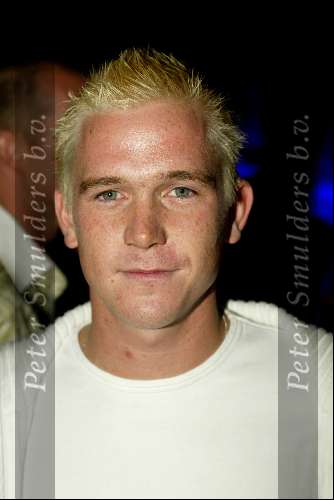 Amsterdam 31 augustus 2002
Ero lounge in Escape .
Johnny de Mol met blonde haren