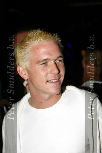 Amsterdam 31 augustus 2002
Ero lounge in Escape .
Johnny de Mol met blonde haren