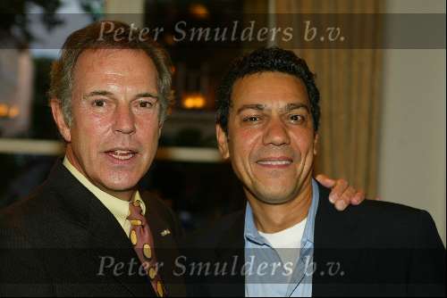 Amsterdam 9 september 2002
Modewshow Frans Molenaar in het Amstel Hotel
Jos Brink en Frank Sanders