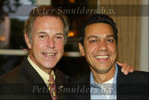 Amsterdam 9 september 2002
Modewshow Frans Molenaar in het Amstel Hotel
Jos Brink en Frank Sanders