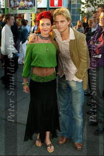 Amsterdam 2 september 2002
Premiere Oesters van Namkee in Pathe Arena
Sander Foppele en Kim Lian v d Meij
