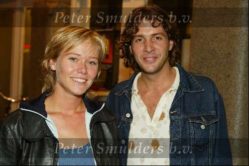 Amsterdam 8 september 2002
Feestje paleis Soestdijk van dirk Zeelenberg
Liesbeth Kamerling met vriend Oliver