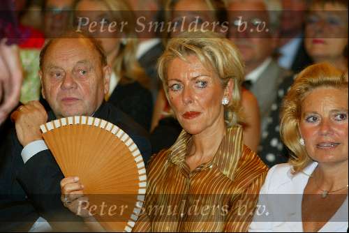 Amsterdam 9 september 2002
Modewshow Frans Molenaar in het Amstel Hotel
Marion Lambriks met man