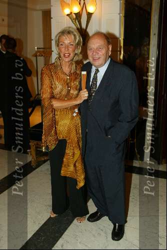 Amsterdam 9 september 2002
Modewshow Frans Molenaar in het Amstel Hotel
Marjon Lambriks met man