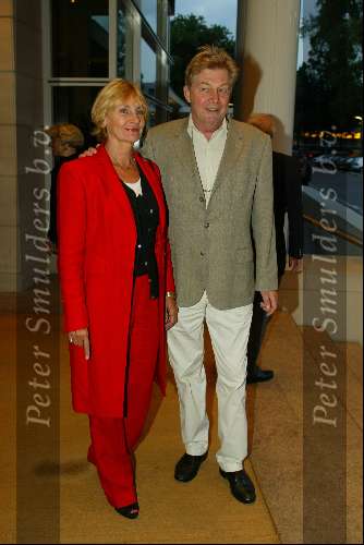 Amstedam 10 september 2002
Modeshow Monique Collignon in Hilton
Pauline v Rhenen met man