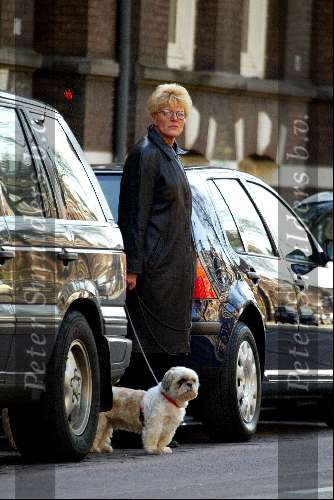 Amsterdam 23 maart 2002
Simone Kleinsma met hond