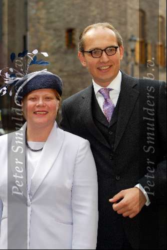 Den Haag 16 september 2003
Prinsjesdag 2003 
Annette Nijs met man