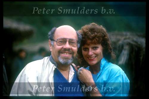 Barbara Plugge samen met Simon v Collem in Zuid korea bij opnames van de film \\\