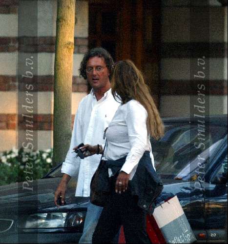 Amsterdam 21 september 2003
Patty Brard met haar vriend Bart Anokee