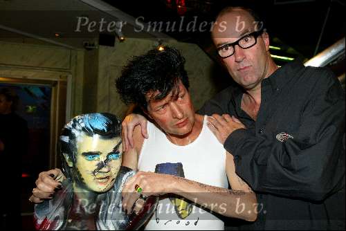 Amsterdam 7 september 2003
Presentatie boek Herman Brood van Bart Chabot in Madame Tussaud