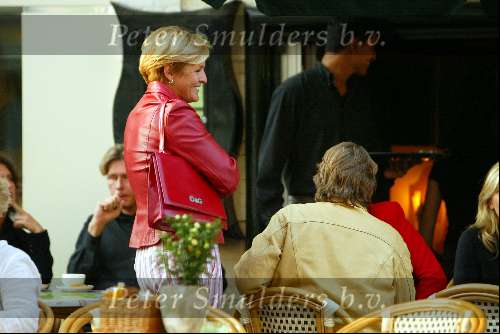 Amsterdam 4 september 2003
 Caroline Tensen en Peter Gallas  op  pc hooftstraat