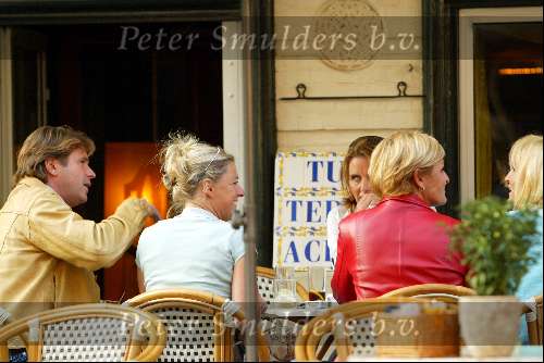 Amsterdam 4 september 2003
 Caroline Tensen en Peter Gallas  op  pc hooftstraat