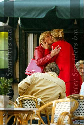 Amsterdam 4 september 2003
 Caroline Tensen en Peter Gallas  op  pc hooftstraat
