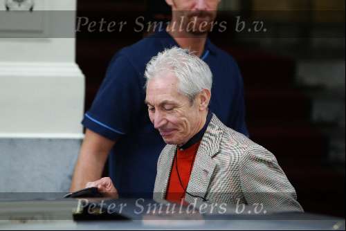 Amsterdam 24 september 2003
Rolling stones verlaten amstel hotel
Charly Watts