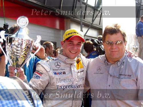 Zandvoort 21 september 2003
Norbert Haug met Christijan Albers