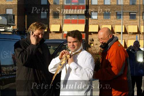 Den Haag 7 december 2003
Maxima en Prins Willem Alexander in het Bronovo ziekenhuis . Pers en andere mensen bij ziekenhuis.
Eric Mouthaan (rtl4)
