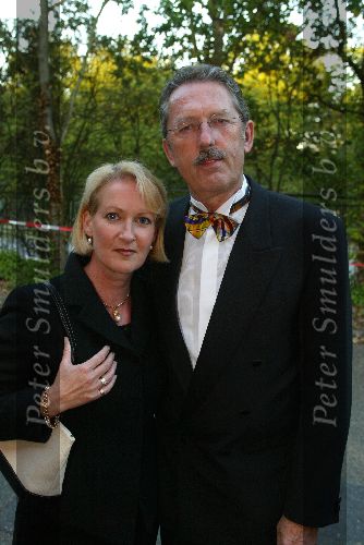 Hilversum 25 september 2003
Uitreiking van de gouden beelden in studio 21
Herman Slager met zijn vrouw