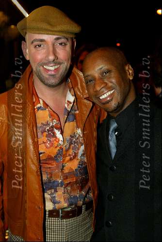 Amsterdam 2 december 2003
Premiere West Side Story in Carre.Jerreld Houtsnee en Maik de Boer