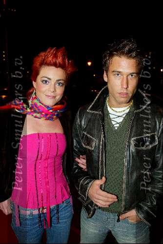Amsterdam 2 december 2003
Premiere West Side Story in Carre.  
Kim Lian v d Meij met vriend