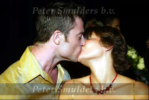 Hilversum 22 september 2003
Pincess records  presentatie in studio 21
Maaike Widdershoven met man