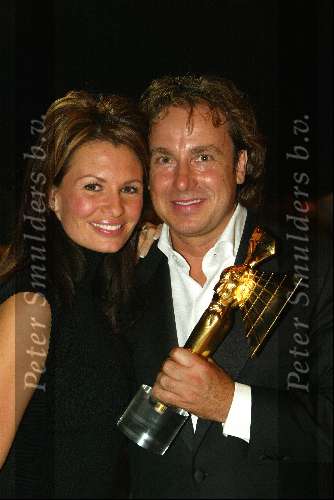 Hilversum 25 september 2003
Uitreiking van de gouden beelden in studio 21
Marco Borsato en Leontine Borsato