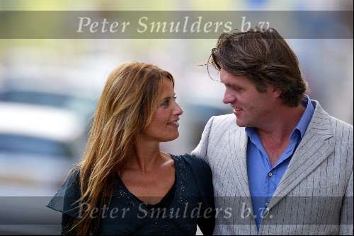 Den Haag 5 september 2003
Mariska Hulscher met haar nieuwe vriend Walter