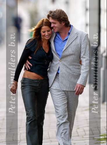 Den Haag 5 september 2003
Mariska Hulscher met haar nieuwe vriend Walter