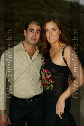 Bloemendaal 19 september 2003
Elite model of the year verkiezing
Marloes Mens met vriend
