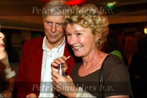 Amsterdam 22 september 2003
Premiere in de wolken 
Martine Bijl met haar man Berend Boudewijn