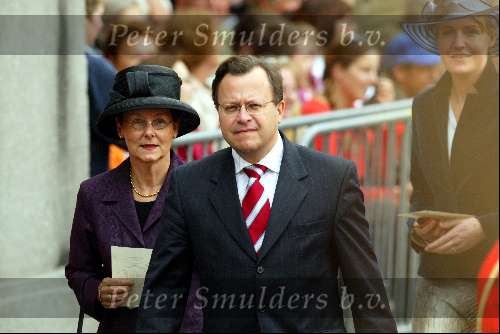 Den Haag16 september 2003
Prinsjes dag 2003. 
Matt Herben met zijn vrouw