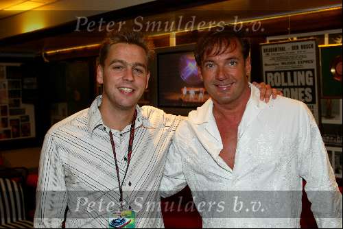 Den Bosch 7 september 2003
40 jaar jan vis in theater de parade in den bosch
Matthijs Albers en Gerard Joling