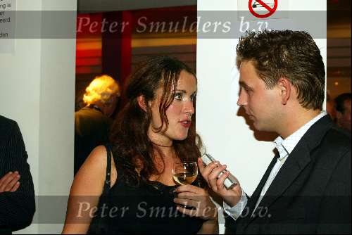 Amsterdam 22 september 2003
Premiere in de wolken 
Annick Boer en Matthijs Albers