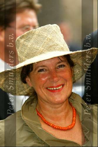 Den Haag 16 september 2003
Prinsjesdag 2003 .ministers en staatsecretarissen met hoedjes
Minister Veerman  met vrouw
