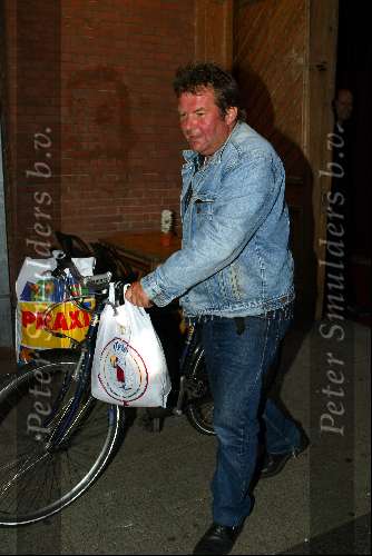 Amsterdam 4 september 2003
Michiel Romijn met de fiets
