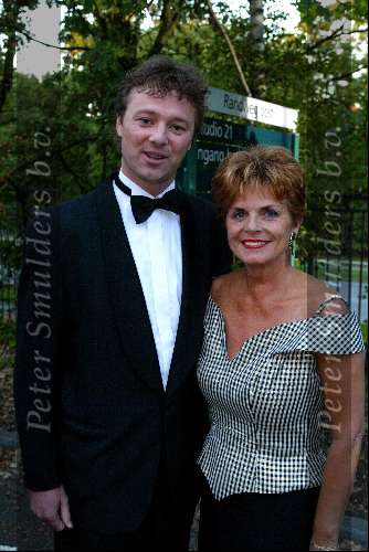 Hilversum 25 september 2003
Uitreiking van de gouden beelden in studio 21
Frits Sissing  Nelleke v d Kroft