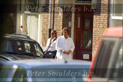 Amsterdam 21 september 2003
Patty Brard met haar vriend Bart Anokee
