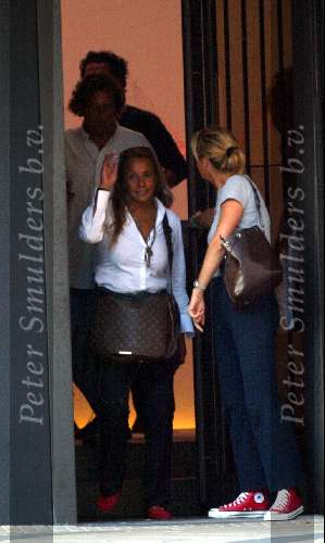 Amsterdam 21 september 2003
Patty Brard met haar vriend Bart Anokee