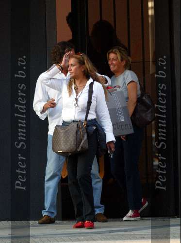 Amsterdam 21 september 2003
Patty Brard met haar vriend Bart Anokee