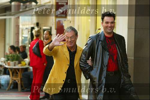 Amsterdam 4 september 2003
Paul Schulten en Frans Molenaar op  pc hooftstraat